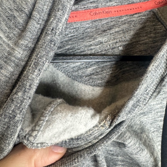 CALVIN KLEIN | Performance |Gray Hooded Sweatshirt - Picture 4 of 6